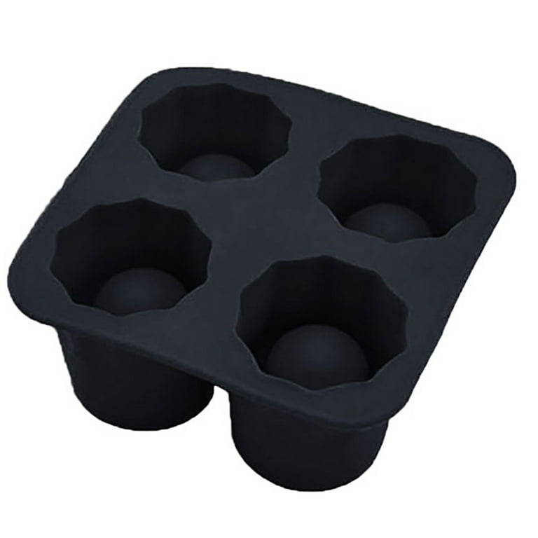 1pc Four Cavity Cup Shaped Ice Cube Tray Silicone Ice Mold For
