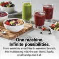 thumbnail image 3 of Hamilton Beach PowerMax Professional Smoothie Blender for Kitchen, 48 oz Jar for Smoothies and Shakes, Gray, 3 of 11