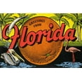 thumbnail image 2 of Art.com Greetings from Florida Art Print, 24" x 16", 2 of 4