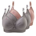 thumbnail image 2 of OSFVNOXV 3 Pack Full Coverage Bras for Women Wide Straps Plus Size Big Bust Bra High Support Push Up Full Figure Everyday Bra First Mothers Day Gift for New Mom ,XS-4XL, 2 of 6