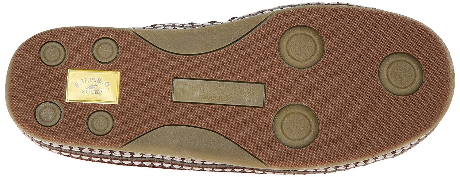 Deer Stags Unisex Wherever Microsuede Slipper - Chestnut - 10 Wide