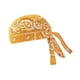 thumbnail image 3 of Gorra de calavera para hombre, Durag, para adultos, para la cabeza, gorro pirata, transpirable Amarillo, 3 of 9