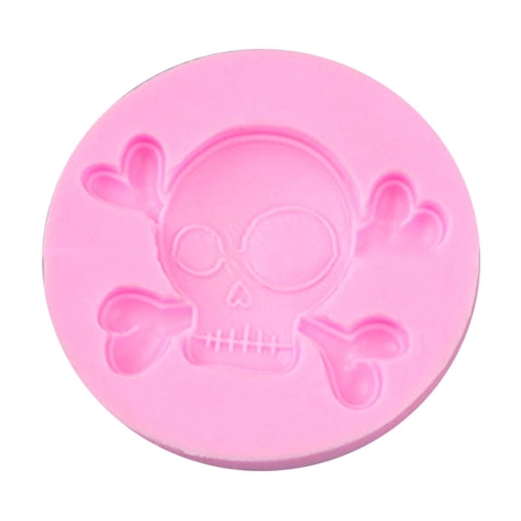Halloween Skull Cake Silicone Mold Skeletons Cupcake Chocolate Mold Halloween Party Fondant Mold Baking Tool Women Girl