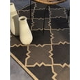 thumbnail image 5 of Furnish My Place Outdoor Trellis Diamond Rug - 2 ft. x 3 ft., Charcoal, 5 of 6
