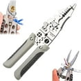 thumbnail image 1 of Wire Stripper - Multifunctional - Automatic Stripper - Carbon Steel - PVC Handle - Grey Color, 1 of 4