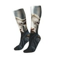 thumbnail image 2 of Vsdgher Surrealist Cow Print Thigh High Socks Extra Long Stretchy Sock Women Over Knee High Opaque Stocking Daily Wear, 2 of 5