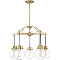 thumbnail image 3 of Quoizel Sidwell 5-Light 21" Transitional Chandelier in Weathered Brass, 3 of 6