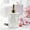 White, variant on Deeceymbur Glass Soap Dispenser Wave Shape Liquid Pump Hand Soap Shampoo Body Wash Refillable Leakproof Decorative Bathroom Home Hotel Vanity Counter