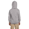 thumbnail image 2 of The Hanes Youth 78 oz EcoSmart 50/50 Pullover Hood - LIGHT STEEL - S, 2 of 2