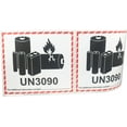 thumbnail image 2 of UN3090 Caution Lithium Battery Labels 4.5 x 5 Inch 500 Adhesive Stickers, 2 of 3