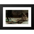 thumbnail image 2 of Jean-Joseph-Benjamin Constant 18x13 Black Modern Framed Museum Art Print Titled - Funeral Day - Scene of Morocco (1889), 2 of 5