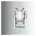 thumbnail image 2 of Pulley Block U 304 Stainless Steel Pulley Roller, Duplex Bearing Silent Heavy Duty Grooved Wheel Loading 400KG/880 Pounds ,Easy to Use, 2 of 6