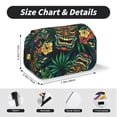 thumbnail image 5 of Sikiie Tropical Tribe Mask Print Flip Double-layer Pencil Case, All-purpose Stationery Bag for Study and Office, Zipper Design, Unisex, 5 of 7