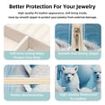 thumbnail image 3 of Alpaca Travel Portable Square Jewelry Organizer with Ring, Earring, Necklace, and Bracelet Storage - Suitable for Girls and Women, 3 of 6