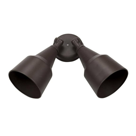 2-Light Bronze Outdoor Flood Light