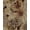 Metallic Bronze & Wine, variant on NextWall Harry & Grace Ink Rose Peel and Stick Wallpaper 20.5 in. W x 18 ft. L - Mocha & Blue Mist