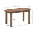thumbnail image 7 of Riverbay Furniture Transitional Wood Outdoor Coffee Table in Brown, 7 of 7