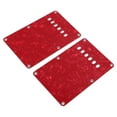 thumbnail image 4 of PVC Guitar Backplates, Replacement Parts Compact Size 2PCS Electric Guitar Back Cover  For Musical Instruments Red,Black,White, 4 of 8