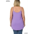 thumbnail image 4 of Zenana Women & Plus Front and Back Reversible Spaghetti Strap Flowy Cami Tank Tops, 4 of 6