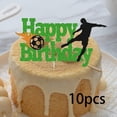 thumbnail image 1 of Football Cake Topper Cake Decorations for Birthday Party Football soccer men, 1 of 8