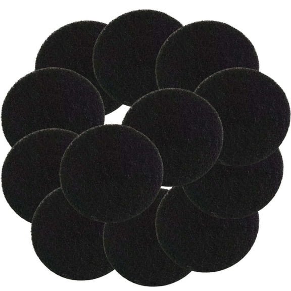 TropicAqua Charcoal Cat Litter Box Replacment Filter Compatible with Petmate Booda Dome Cat Litter Box Carbon Odor Filters (Pack of 12)