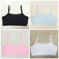 thumbnail image 5 of Girl's Cotton Cami Crop Bra with Adjustable Straps, 5 of 5