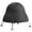 Black, variant on Pemberly Row Low Profile Vinyl Upholstered Ball Chair in Sour Apple
