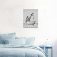 thumbnail image 5 of HFDF Funny Wall Art Giraffe and Pengu Bathroom Pictures for Kids - Animals Bathtub Canvas Prts Artwork - Home Decorations for Bathroom, Bedroom, Toilet - 12x18inch Framed, 5 of 6