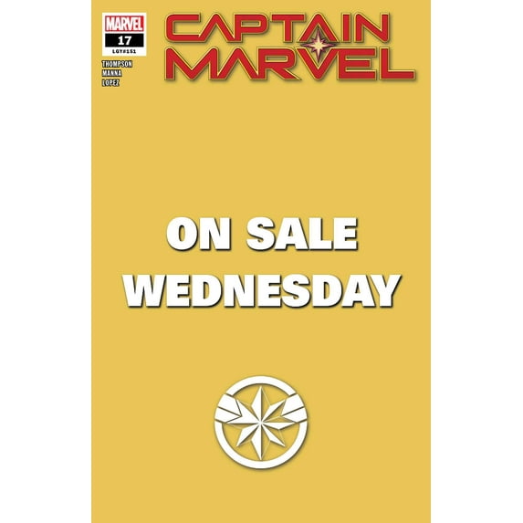 Marvel Comics Captain Marvel #17 (On Sale Wednesday variant)