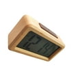 thumbnail image 1 of Xingzhi Wood Digital Clock Light-operated LCD Screen Button Control Simple Style Date Display Clocks Temperature Meter Backlight Type 1, 1 of 6