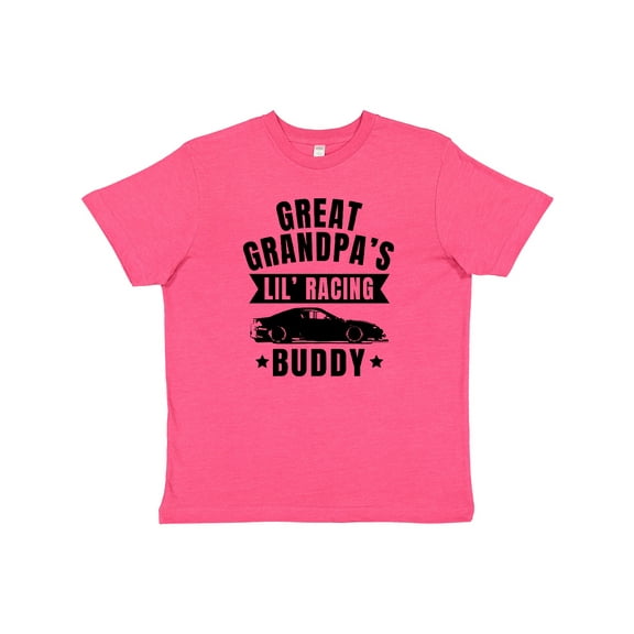 Inktastic Great Grandpas Lil Racing Buddy Youth T-Shirt
