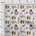 thumbnail image 2 of oneOone Polyester Spandex Brown Fabric Earth Craft Projects Decor Fabric Printed By The Yard 56 Inch Wide, 2 of 4