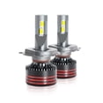 thumbnail image 3 of A3 LED Ampoules 10-32V 60W 6000LM 6000K Haute Luminosité Phare Conversion Kit IP68Pack de 2, 3 of 9