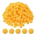 thumbnail image 1 of Pom Poms de 0.3 pulgadas para manualidades, 2000 piezas de pompones pequeños para manualidades, bolas de pelusa mini en cantidad, bolas elásticas y suaves para sombreros, arte navideño, dorado, 1 of 7