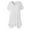 White, variant on fatyb Womens Flowy Long Blouses V Neck Short Sleeve Casual Tunic Shirts Dressy Loose Asymmetrical Tops