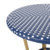 thumbnail image 4 of Groveport Aluminum Outdoor French Bistro Table, Dark Teal, White, and Bamboo Finish, 4 of 6