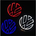 thumbnail image 2 of Coche Delantero Centro 5D Luz LED Para Volkswagen VW Bora CC Scirocco Sharan Touran Lavida Sagitar Emblema Trasero Adhesivo, 2 of 4
