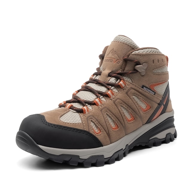Botas de Senderismo Impermeables para Mujer NORTIV 8 Marrón Talla 6