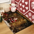 thumbnail image 5 of Seyotauo Christmas Gingerbread House Bath Mat Christmas Bathroom Floor Rugs 23.6 x 15.7 Inches Cute Winter Non Slip Mat Soft Absorbent Cute Bathtub Rug Xmas Bath Decor, 5 of 6