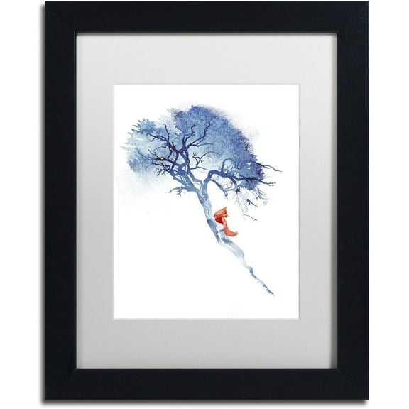 Trademark Fine Art 'There's No Way Back' Canvas Art by Robert Farkas, White Matte, Black Frame