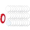 thumbnail image 1 of Wosthever Llavero con colgante de Navidad, colgantes de borlas multicolores transparentes, llavero de acrílico, juego de llavero de decoración de Artesanía Wosthever HA073959-00, 1 of 1