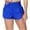 Blue, variant on Tumotour Yoga Shorts For Women Half Shorts Solid Color Casual Pants Elastic High Waist Thin Hot ts Running Workout Gym Shorts