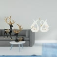 thumbnail image 2 of Escultura De Resina De Reno Y Alce Y Estatua De Cerámica De Cisne, Elegante Figura De Animal Para Mesa, Estantería, Armario, Decoración De Boda, Inauguración De La Casa., 2 of 8