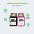 thumbnail image 4 of 65XL Ink Cartridges for HP 65XL 65 Printer Ink Cartridge for HP 65 Ink (Black, Tri-Colour), 4 of 7