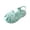 Green, variant on Xfvqtps Kids Girls Jelly Sandals Closed Toe Princess Flat Summer Beach Waterproof Fisherman Gladiator Sandals