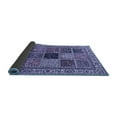thumbnail image 2 of Ahgly Company Indoor Rectangle Abstract Blue Modern Area Rugs, 2' x 3', 2 of 4