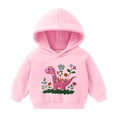 thumbnail image 2 of Frostluinai Oversized Hoodies for Kids 2-7Y Funny Graphic Pullover Long Sleeve Warm Fall Sweatshirts Casual Loose Pullover Tops, 2 of 6