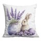 thumbnail image 2 of Decoraciones de Pascua, Adornos de Pascua, Regalos de Pascua Funda de almohada de conejito de Pascua Funda de almohada de piel de melocotón Funda de almohada de piel de melocotón, 2 of 6