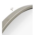 thumbnail image 4 of Hamilton Hills 24x36 inch Oval Silver Framed Wall Mirror, 4 of 7