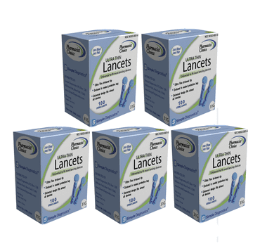 Clever Choice Pharmacist Choice Twist Top 31G Lancets 100s [5 Pack] For GLucose Care
